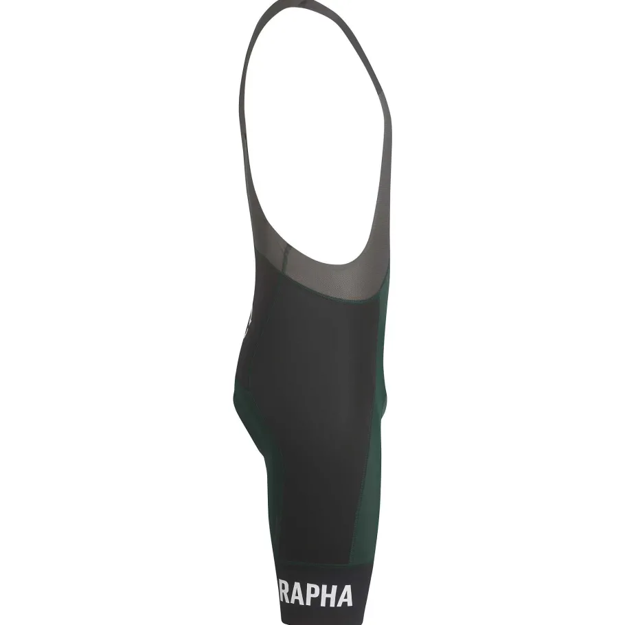 Cheap Rapha Excess Men'S Pro Team Bib Shorts - Regular Dark Green/ Grey