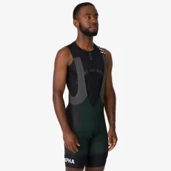 Cheap Rapha Excess Men'S Pro Team Bib Shorts - Regular Dark Green/ Grey