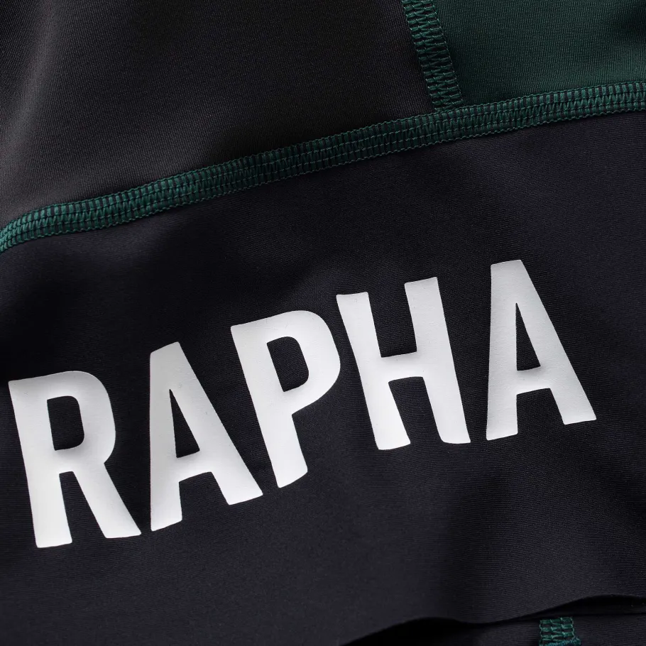 Cheap Rapha Excess Men'S Pro Team Bib Shorts - Regular Dark Green/ Grey