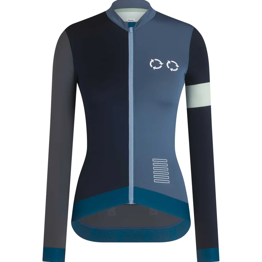 Flash Sale Rapha Excess Women'S Pro Team Long Sleeve Training Jersey Multicolour