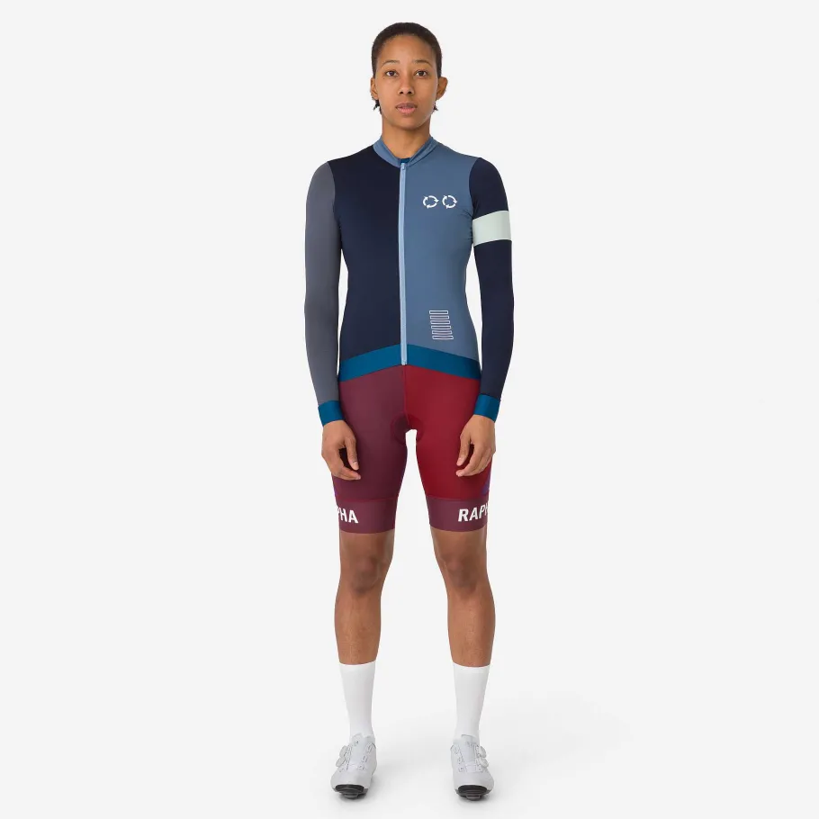 Flash Sale Rapha Excess Women'S Pro Team Long Sleeve Training Jersey Multicolour
