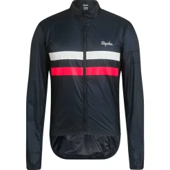 Cheap Rapha Men'S Brevet Flyweight Wind Jacket Dark Navy/High-Vis Pink/White