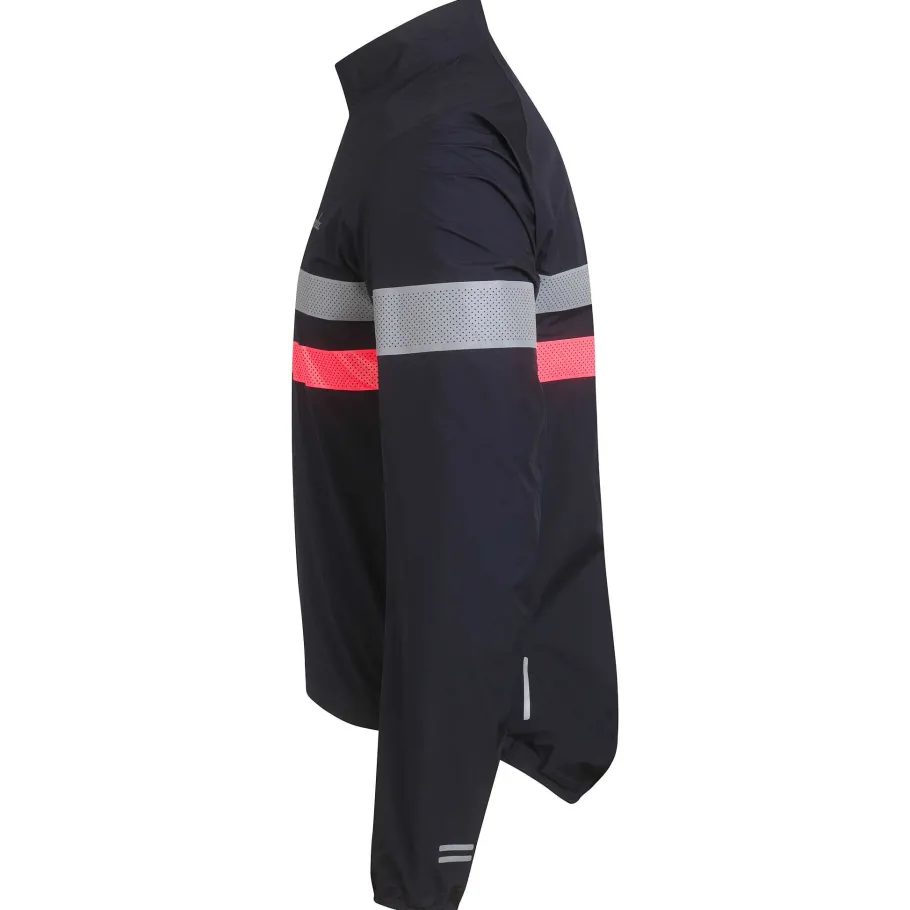 Sale Rapha Men'S Brevet Gore-Tex Rain Jacket Dark Navy/High-Vis Pink/White