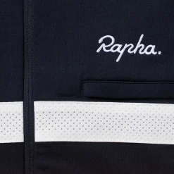 Sale Rapha Men'S Brevet Long Sleeve Jersey Dark Navy/High-Vis Pink/White
