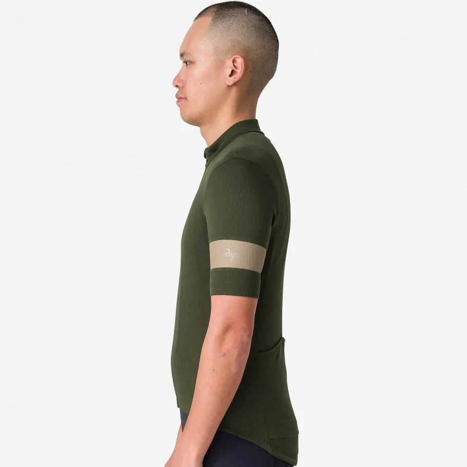 Fashion Rapha Men'S Classic Jersey Deep Olive Green/Olive Green