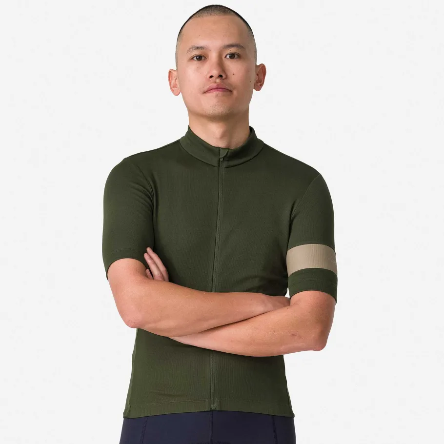 Fashion Rapha Men'S Classic Jersey Deep Olive Green/Olive Green