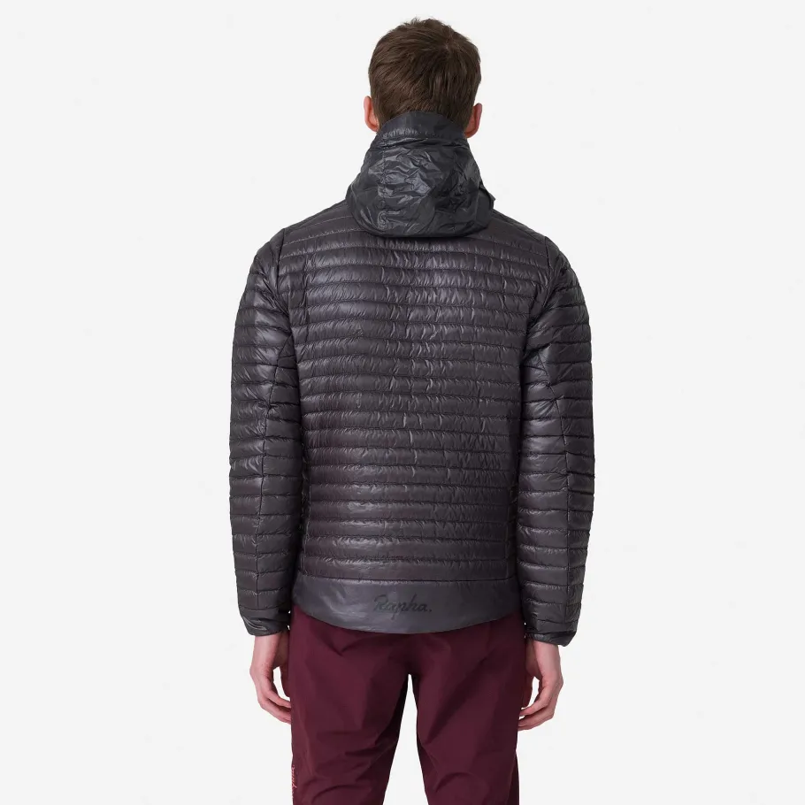 Hot Rapha Men'S Explore Lightweight Down Jacket Carbon Grey/Black