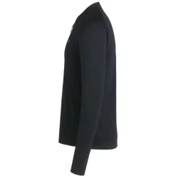 New Rapha Men'S Explore Long Sleeve Zip Neck Tech T-Shirt Black/Black