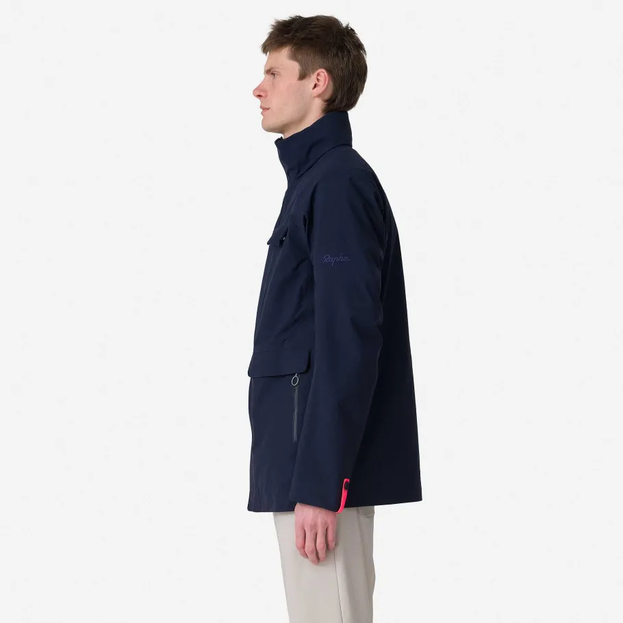 Sale Rapha Men'S Insulated Gore-Tex Field Coat Dark Navy/Navy