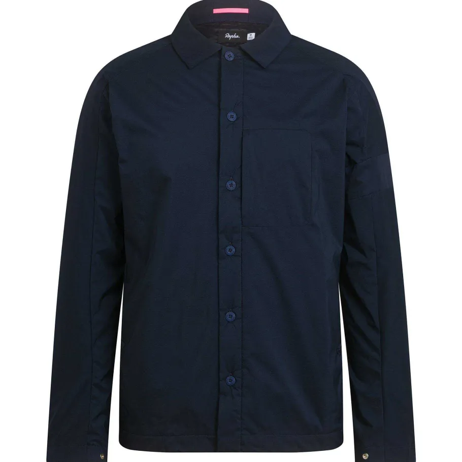 Hot Rapha Men'S Insulated Overshirt Dark Navy/Navy