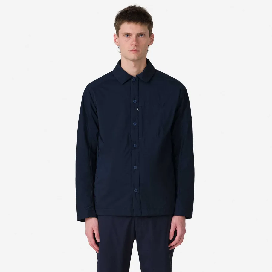 Hot Rapha Men'S Insulated Overshirt Dark Navy/Navy