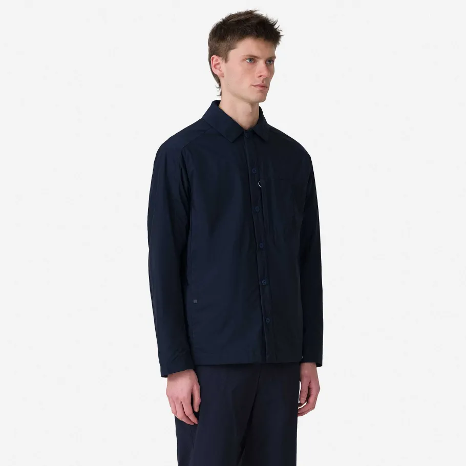 Hot Rapha Men'S Insulated Overshirt Dark Navy/Navy