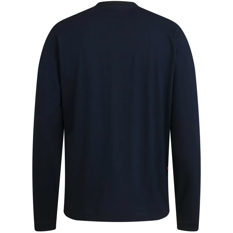 Hot Rapha Men'S Logo Long Sleeve T-Shirt