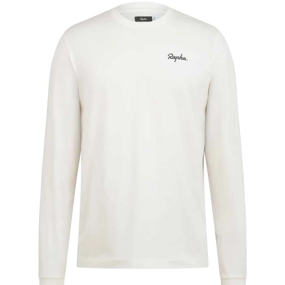 Hot Rapha Men'S Logo Long Sleeve T-Shirt