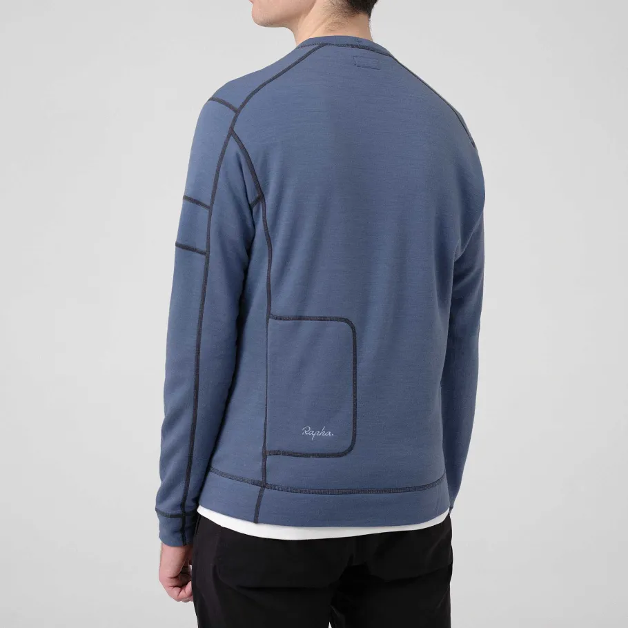 New Rapha Men'S Merino Sweatshirt