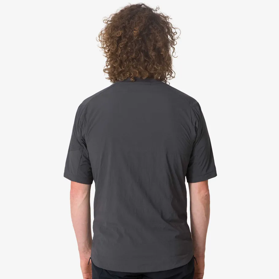 Cheap Rapha Men'S Trail Insulated Short Sleeve Jacket Dark Grey/Black