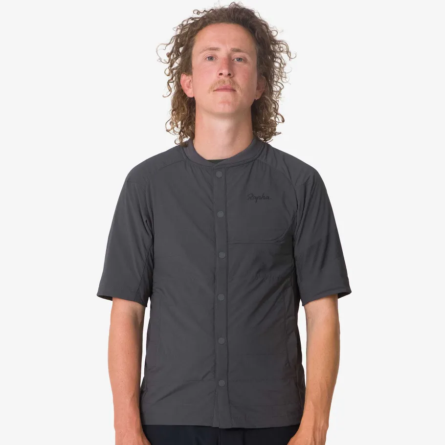 Cheap Rapha Men'S Trail Insulated Short Sleeve Jacket Dark Grey/Black