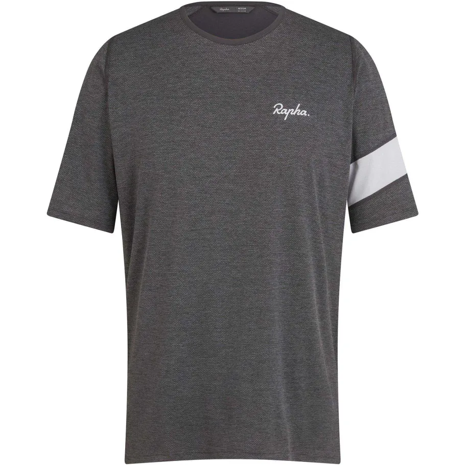 Clearance Rapha Men'S Trail Lightweight T-Shirt Grey/Light Grey