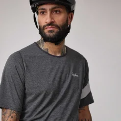 Clearance Rapha Men'S Trail Lightweight T-Shirt Grey/Light Grey