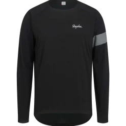 Sale Rapha Men'S Trail Windblock Jersey Black/Light Grey