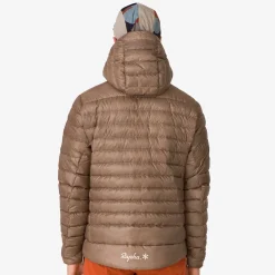 Sale Rapha + Snow Peak Men'S Explore Down Jacket Dark Beige/Off-White