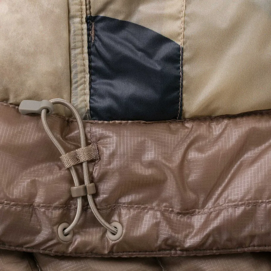 Sale Rapha + Snow Peak Men'S Explore Down Jacket Dark Beige/Off-White