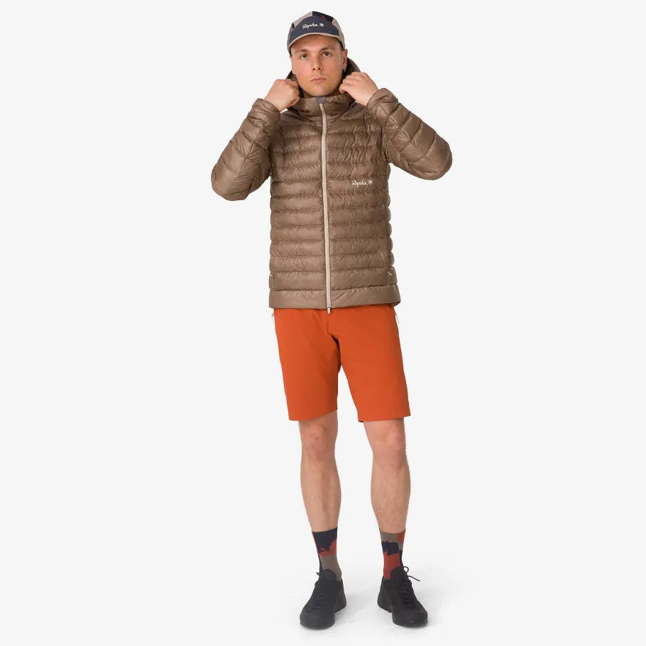 Sale Rapha + Snow Peak Men'S Explore Down Jacket Dark Beige/Off-White