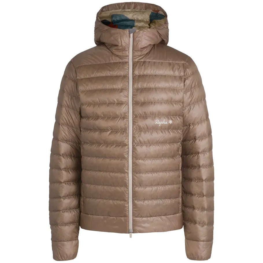 Sale Rapha + Snow Peak Men'S Explore Down Jacket Dark Beige/Off-White