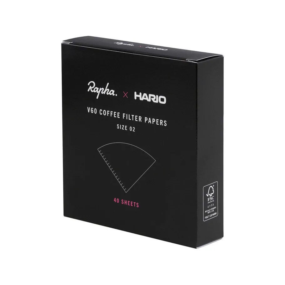 New Rapha X Hario V60 Filter Papers - 40 Pack No Colo