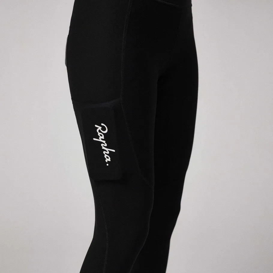 Store Rapha Women'S 3/4 Tights Black/White
