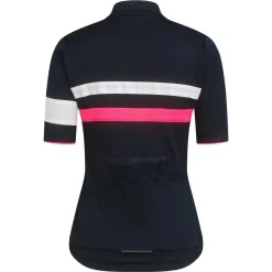 Cheap Rapha Women'S Brevet Jersey Dark Navy/High-Vis Pink