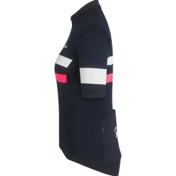 Outlet Rapha Women'S Brevet Jersey Dark Navy/High-Vis Pink/White
