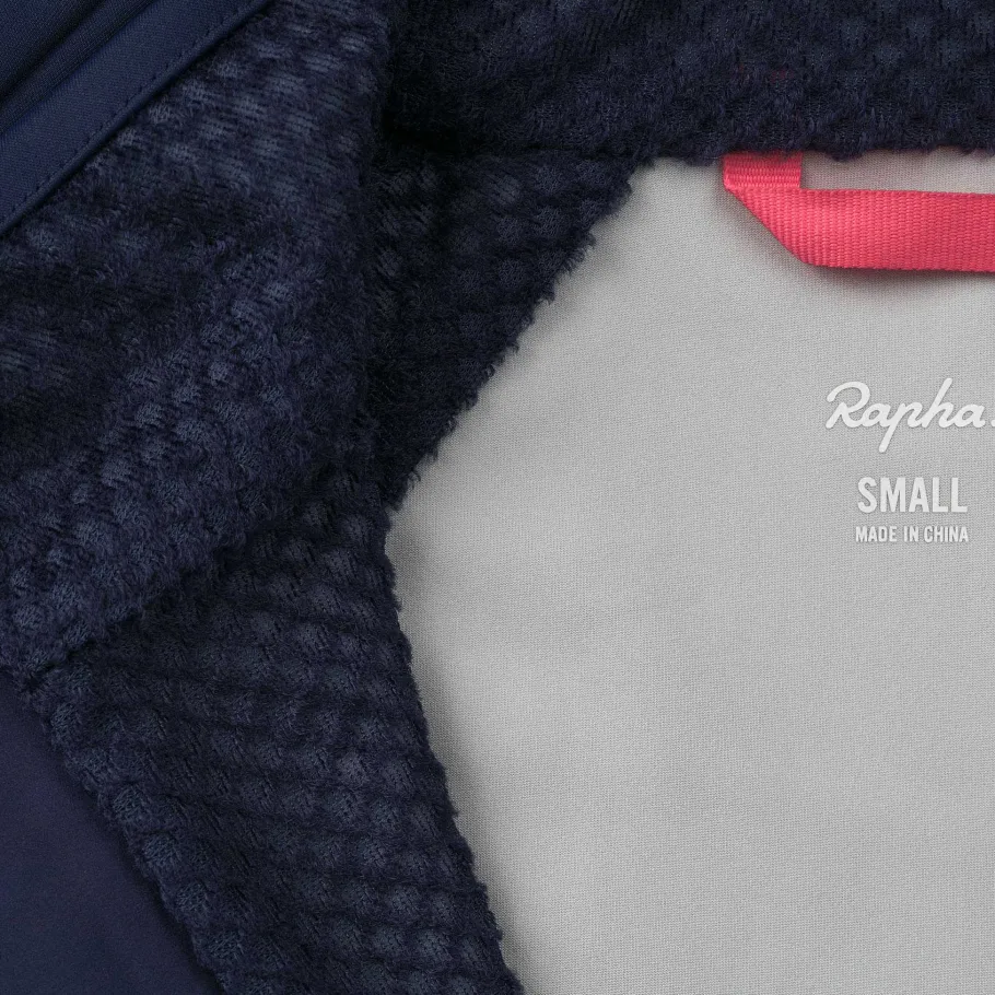 Flash Sale Rapha Women'S Brevet Ls Gore-Tex Infinium Jersey Navy/Hi-Vis Pink
