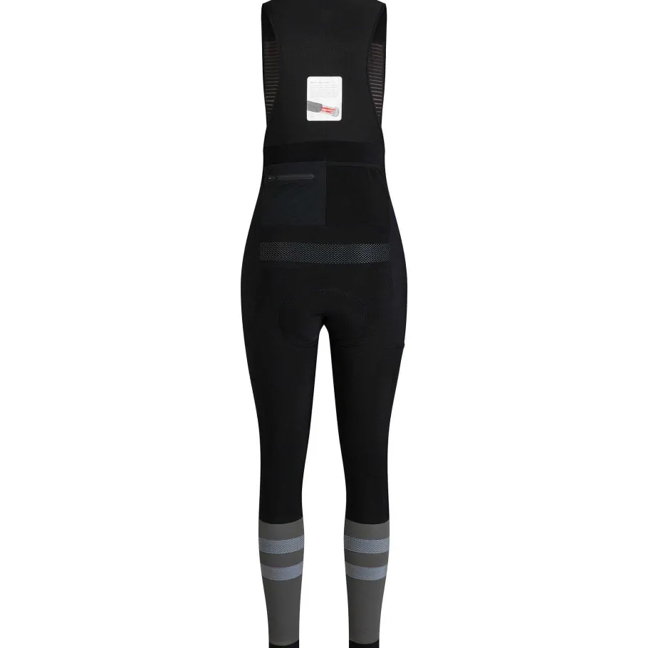 Outlet Rapha Women'S Cargo Winter Tights With Pad Black/White