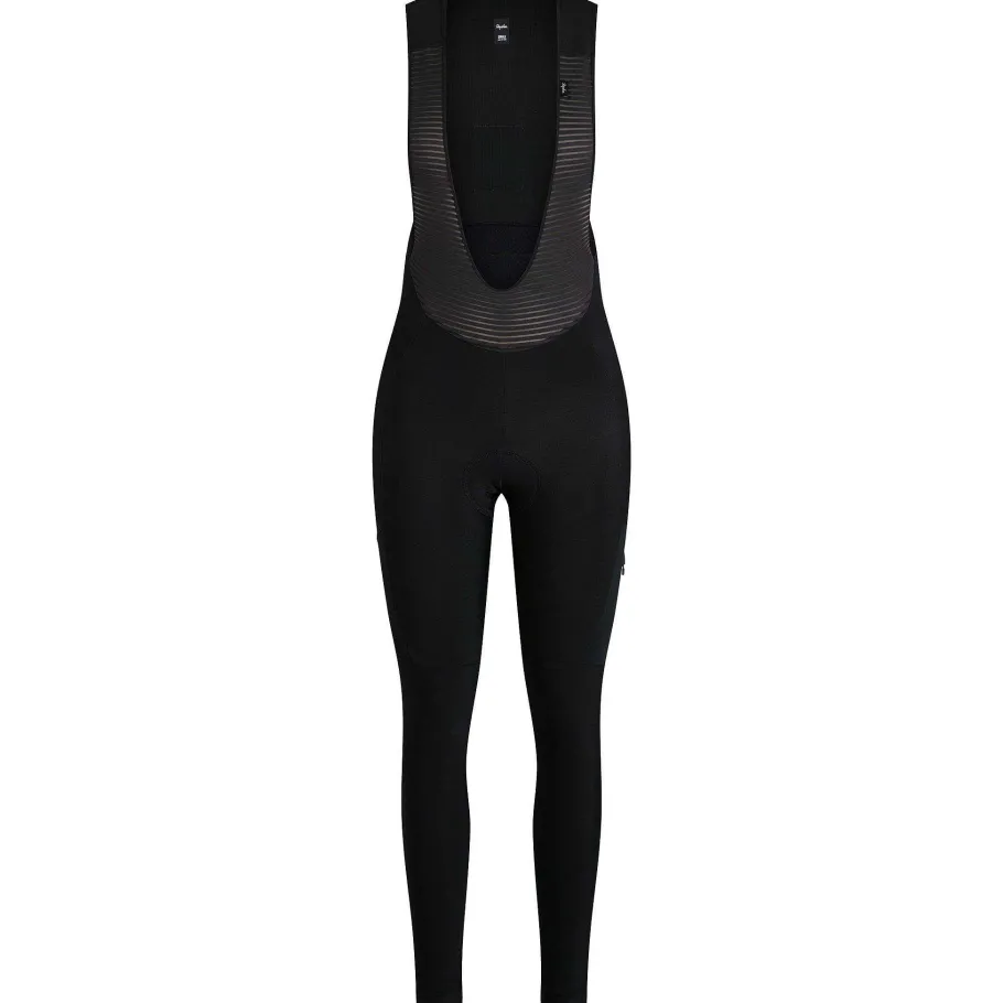 Outlet Rapha Women'S Cargo Winter Tights With Pad Black/White