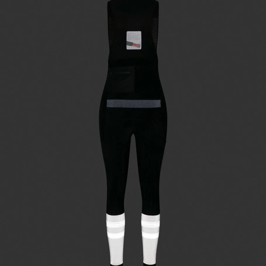 Outlet Rapha Women'S Cargo Winter Tights With Pad Black/White