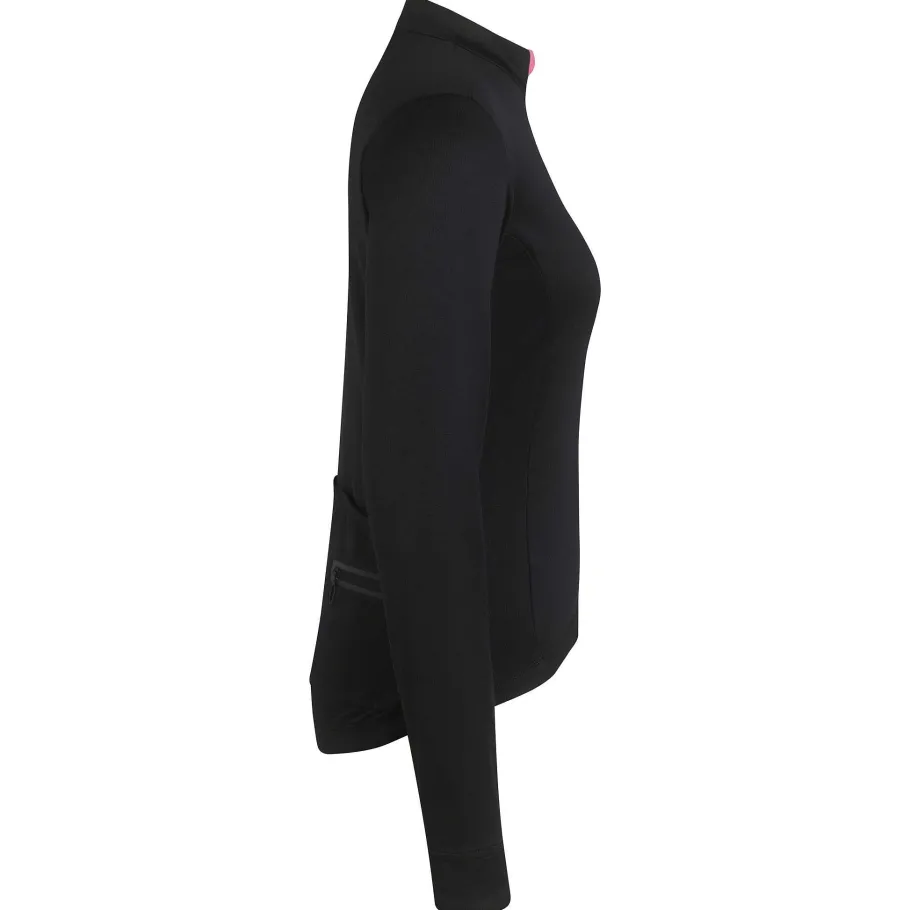 Cheap Rapha Women'S Classic Long Sleeve Jersey Black/White