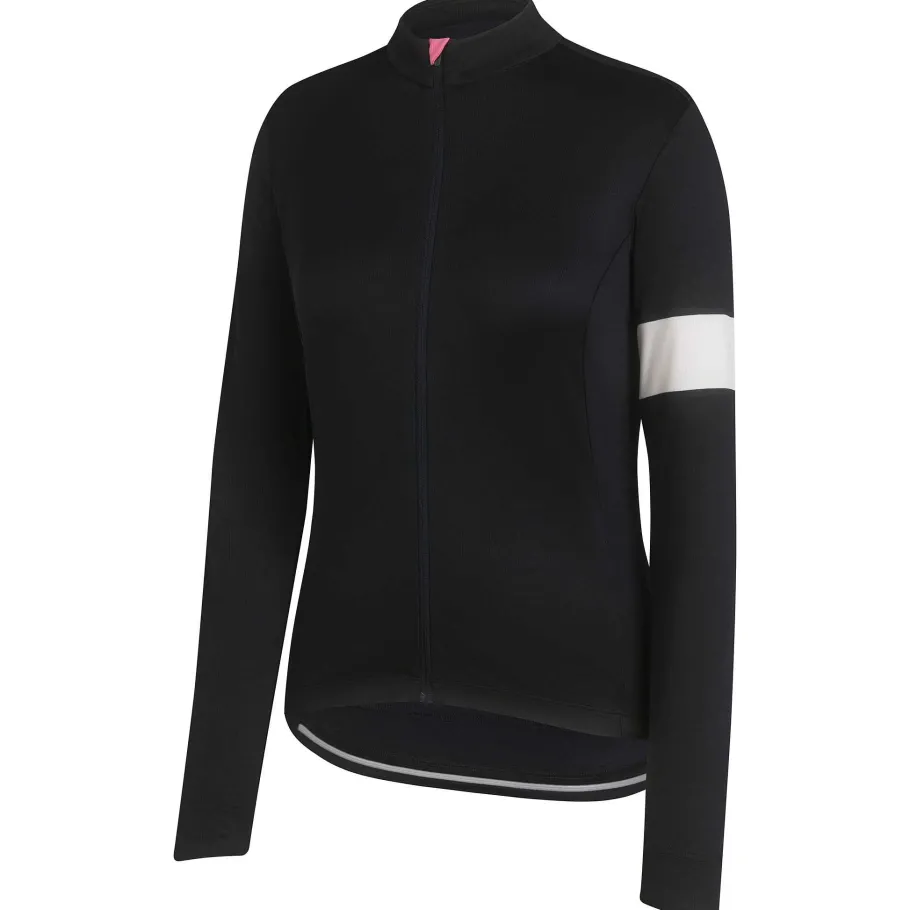 Cheap Rapha Women'S Classic Long Sleeve Jersey Black/White