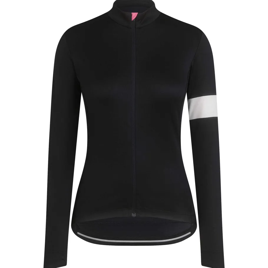 Cheap Rapha Women'S Classic Long Sleeve Jersey Black/White