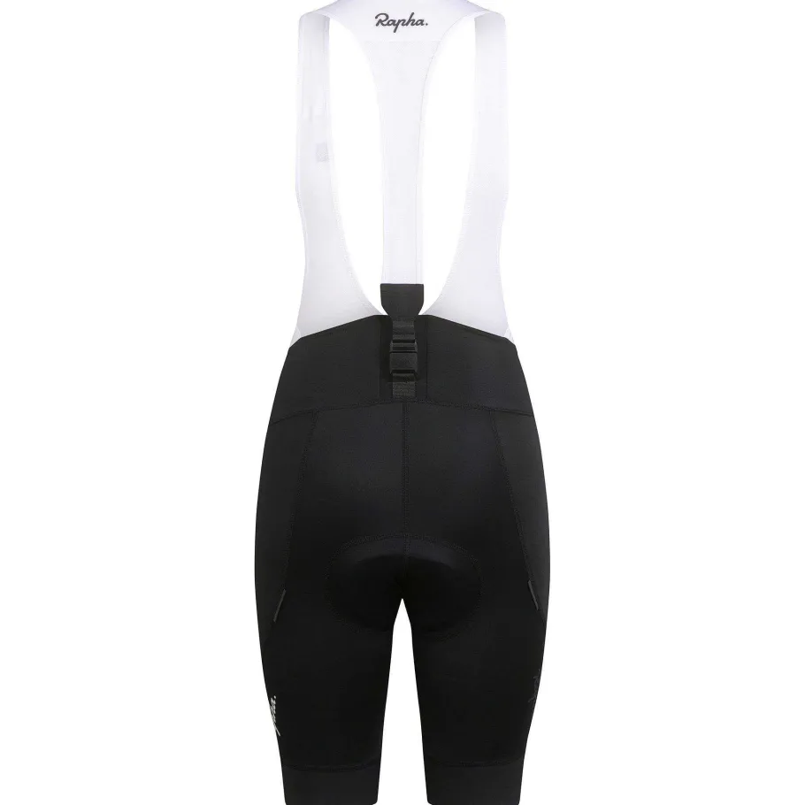 Shop Rapha Women'S Detachable Bib Shorts Black/White