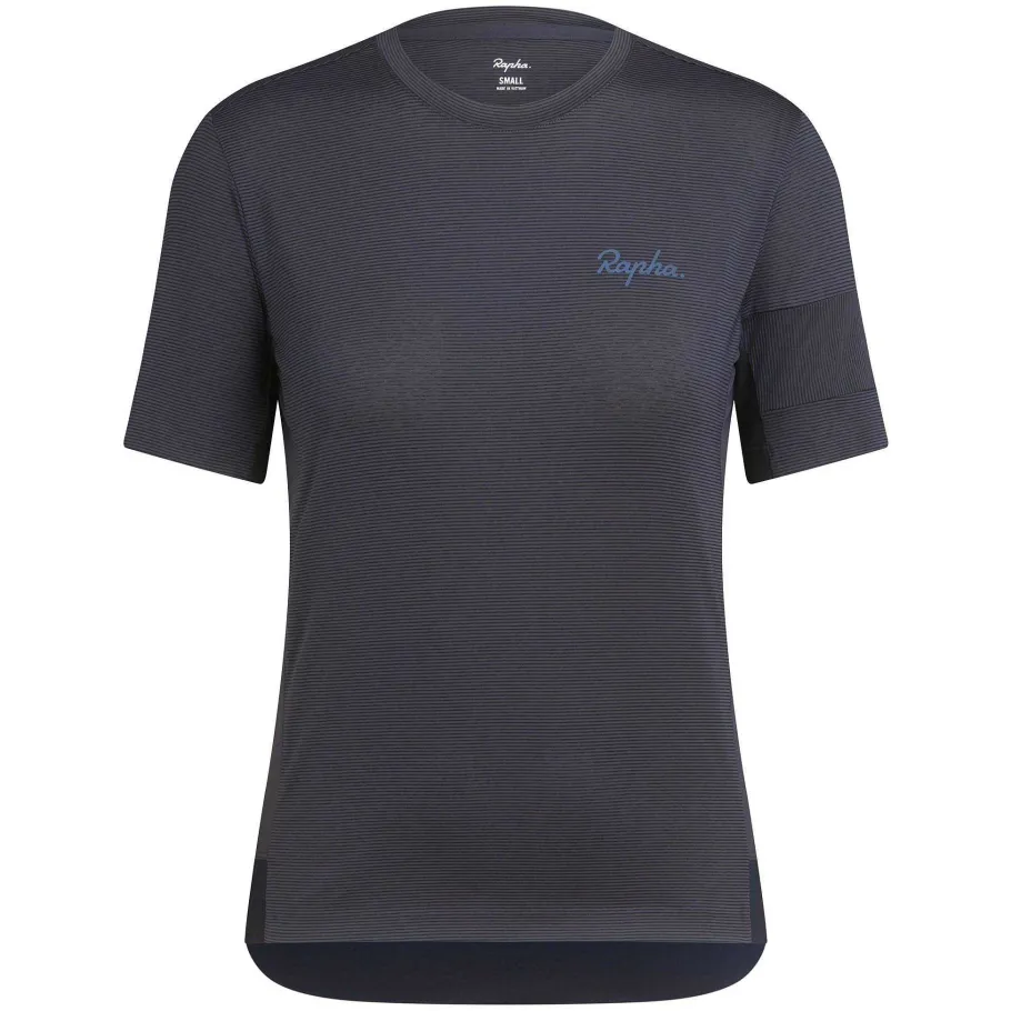 Outlet Rapha Women'S Explore Technical T-Shirt Dark Grey/Stone
