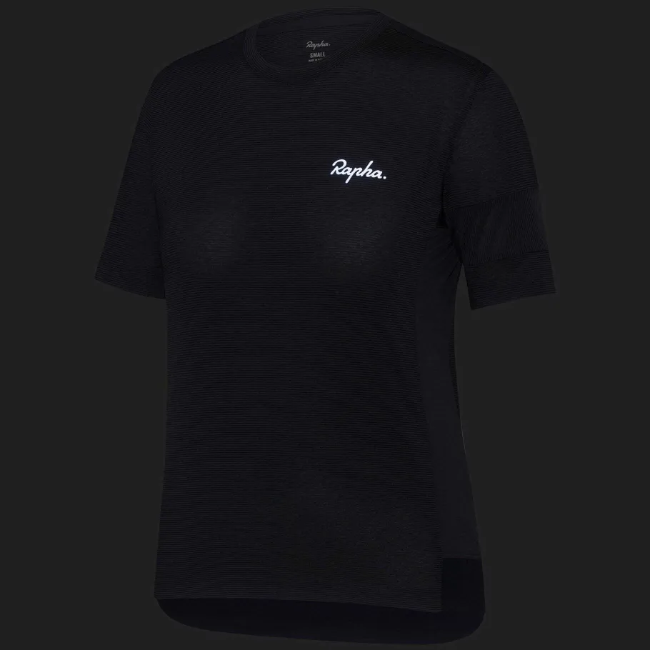 Outlet Rapha Women'S Explore Technical T-Shirt Dark Grey/Stone