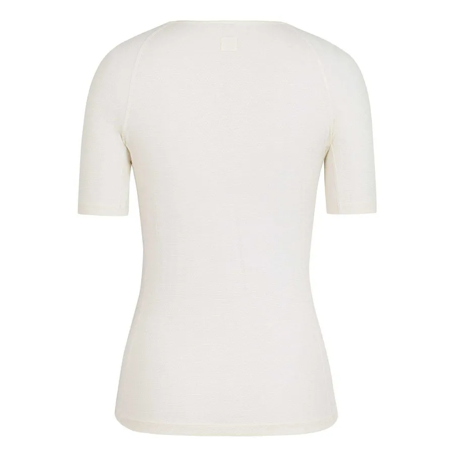 Sale Rapha Women'S Merino Mesh Base Layer - Short Sleeve Cream