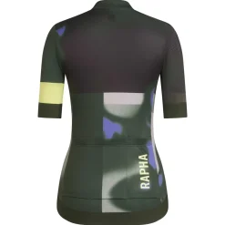Discount Rapha Women'S Pro Team Aero Jersey - Equilibrium Graystone/Deep Olive Green