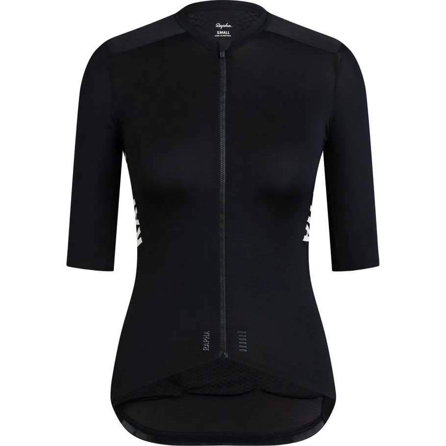 Clearance Rapha Women'S Pro Team Aero Jersey Black/White