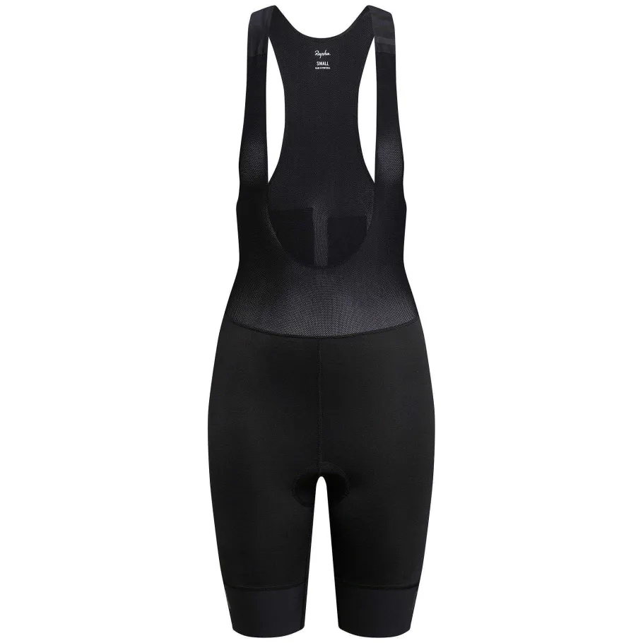 Best Rapha Women'S Pro Team Bib Shorts - Regular Black/Black