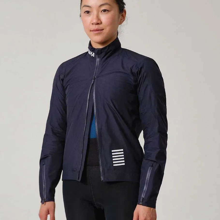 Best Rapha Women'S Pro Team Insulated Gore-Tex Rain Jacket Dark Navy/White