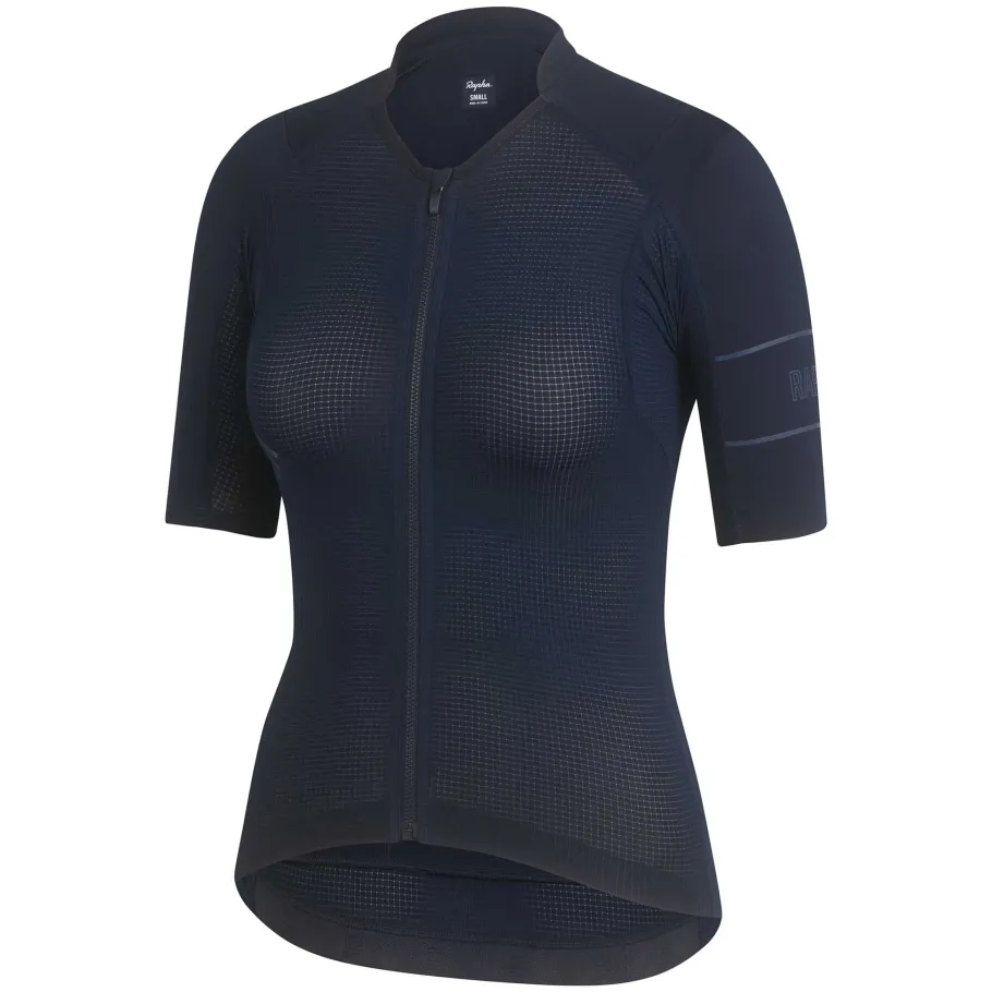 Cheap Rapha Women'S Pro Team Lightweight Jersey Dark Navy/Black