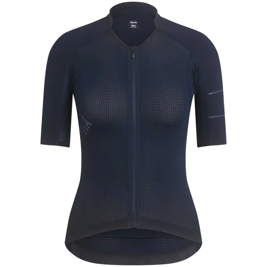 Cheap Rapha Women'S Pro Team Lightweight Jersey Dark Navy/Black