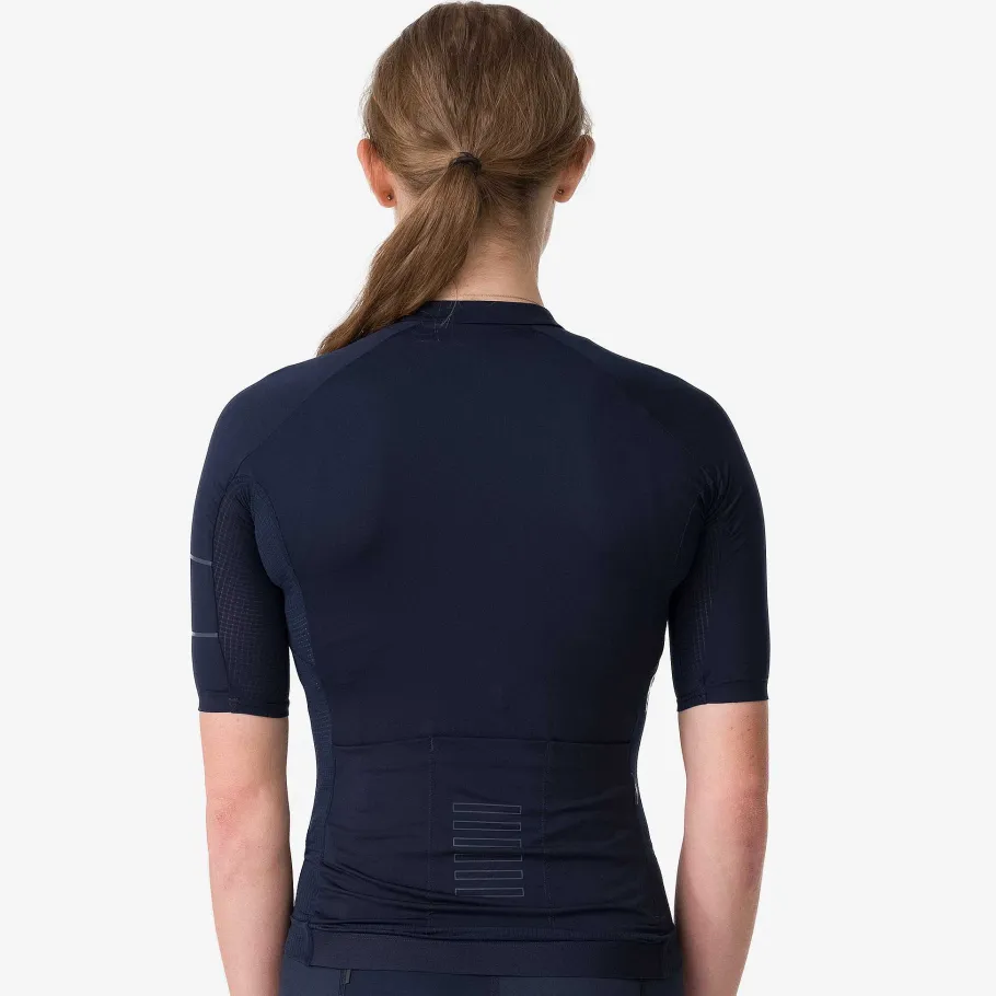 Cheap Rapha Women'S Pro Team Lightweight Jersey Dark Navy/Black